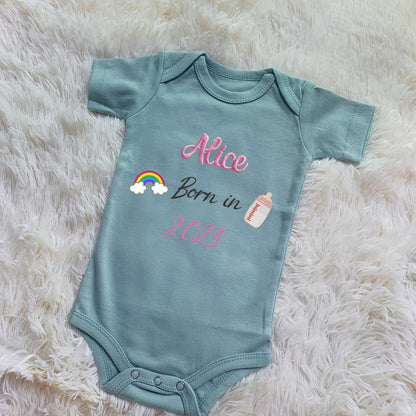 Personalized Embroidered Baby Onesie