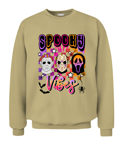 Halloween Spooky Vibes Graphic Apparel