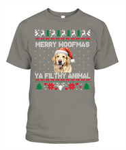 Load image into Gallery viewer, Personalized Pet Dog Merry Woofmas Printed Graphic Apparel
