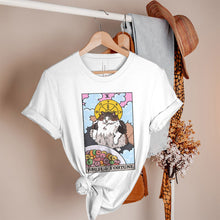 Load image into Gallery viewer, Wheel of Fortune Tarot Cat Women&#39;s Tee &amp; Unisex Tee
