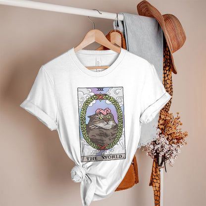 The World Tarot Flower Cat Women's Tee & Unisex Tee