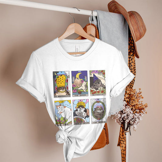 Cats Tarot Custom Women's Tee & Unisex Tee