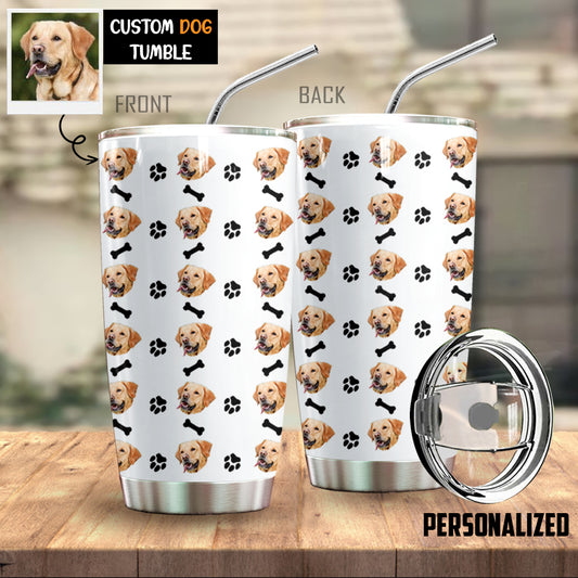 Dog Faces Personalized Custom Tumbler