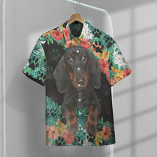 Load image into Gallery viewer, Dachshund Hawaii Button Shirt
