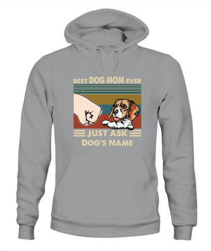 Best Dog Parents Personalized Graphic Apparel (up to 6 dogs) - Name, Dog and Title can be customized