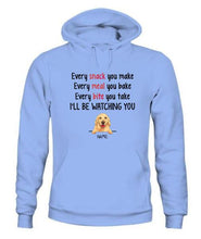 Load image into Gallery viewer, Dog I&#39;ll Be Watching You Personalized Graphic Apparel - Dog and Name can be customized

