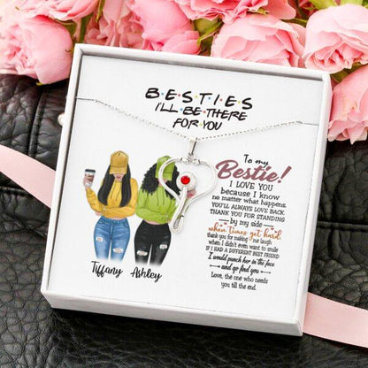 You Are Always Be My Person Necklace With Personalized Message Card (9 Necklace Designs) - Name, Skin, Hair, Clothes, Drink, Quote can be customized