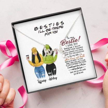 You Are Always Be My Person Necklace With Personalized Message Card (9 Necklace Designs) - Name, Skin, Hair, Clothes, Drink, Quote can be customized