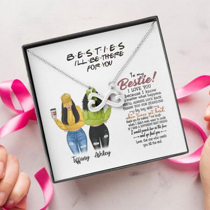 You Are Always Be My Person Necklace With Personalized Message Card (9 Necklace Designs) - Name, Skin, Hair, Clothes, Drink, Quote can be customized