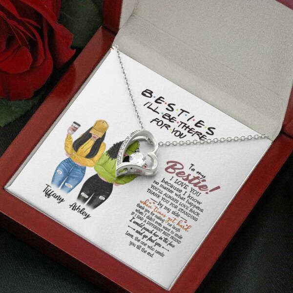 You Are Always Be My Person Necklace With Personalized Message Card (9 Necklace Designs) - Name, Skin, Hair, Clothes, Drink, Quote can be customized