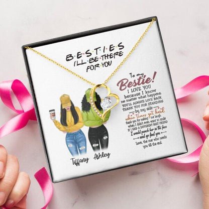 You Are Always Be My Person Necklace With Personalized Message Card (9 Necklace Designs) - Name, Skin, Hair, Clothes, Drink, Quote can be customized
