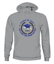 Load image into Gallery viewer, Class Of History Year Personalized Graphic Apparel - Year, Quote Color And Name can be customized
