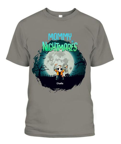 Halloween Nightmare Kids Horror Character Personalized Graphic Apparel - Title, Character, Name and Design can be customized