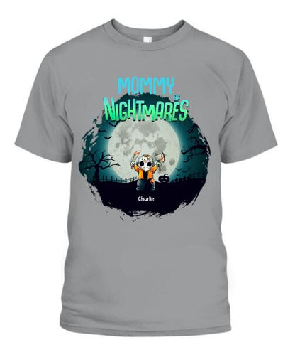 Halloween Nightmare Kids Horror Character Personalized Graphic Apparel - Title, Character, Name and Design can be customized