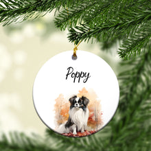 Load image into Gallery viewer, Personalized Pet Autum Custom Ceramic Ornament
