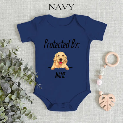 Personalized Dog and Cat Breeds Baby Onesie