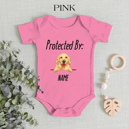 Personalized Dog and Cat Breeds Baby Onesie
