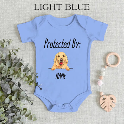 Personalized Dog and Cat Breeds Baby Onesie