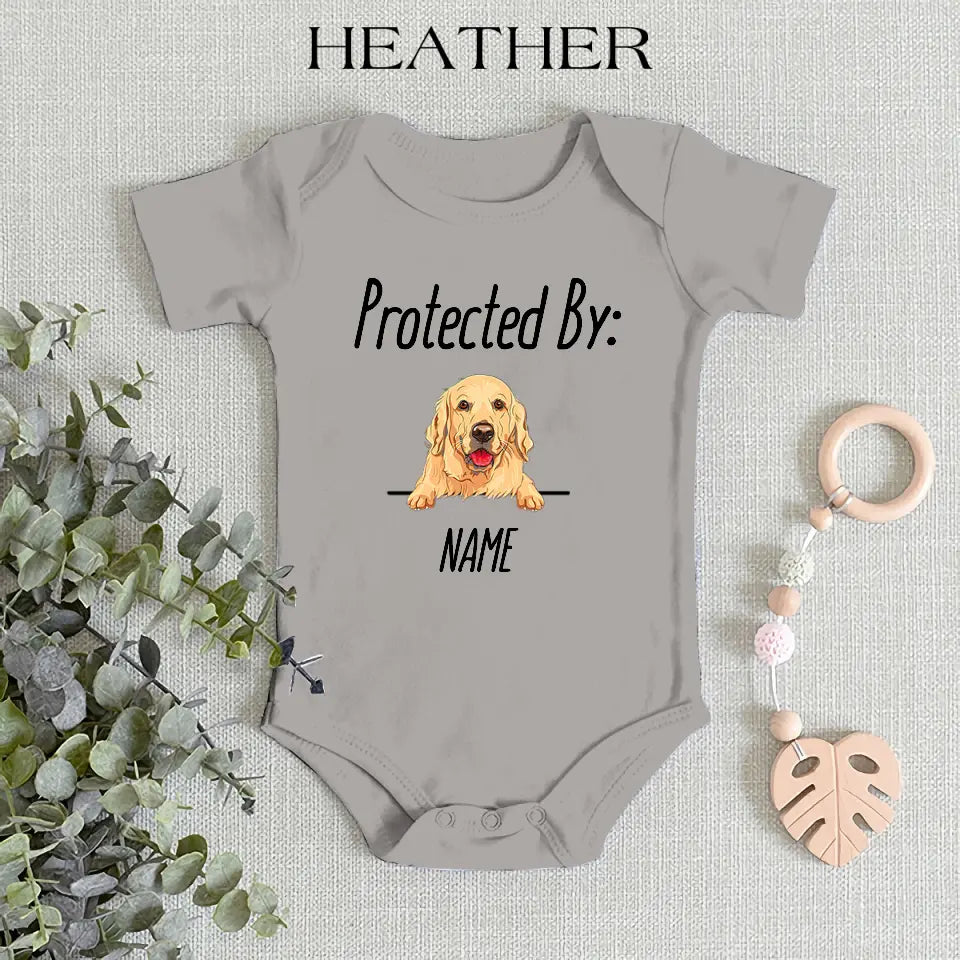 Personalized Dog and Cat Breeds Baby Onesie