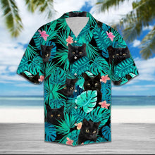 Load image into Gallery viewer, Cat Hawaii 3D Button Shirt
