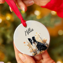 Load image into Gallery viewer, Personalized Pet Autum Custom Ceramic Ornament
