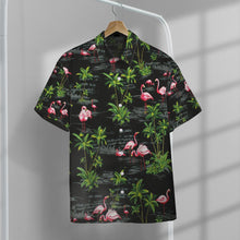 Load image into Gallery viewer, Pink Flamingo Island Button Shirt
