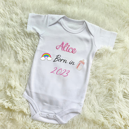 Personalized Embroidered Baby Onesie