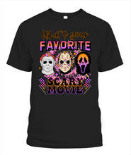 Load image into Gallery viewer, Halloween What&#39;s Your Favorite Scary Movie Graphic Apparel
