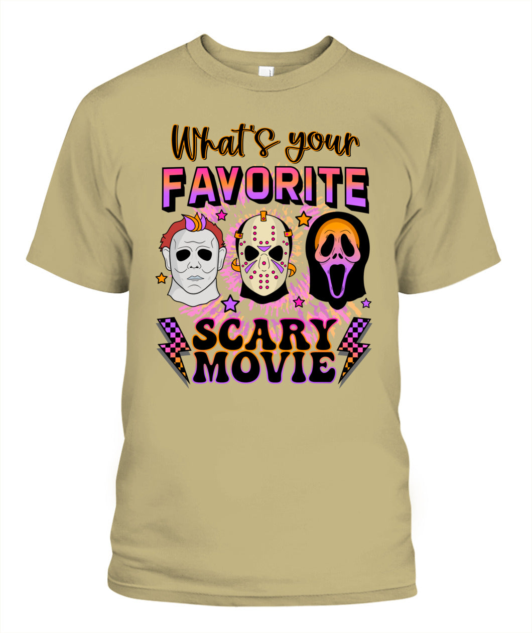 Halloween What's Your Favorite Scary Movie Graphic Apparel