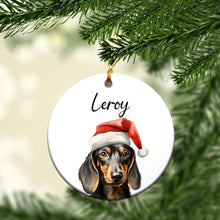 Load image into Gallery viewer, Personalized Pet Christmas Custom Ceramic Ornament
