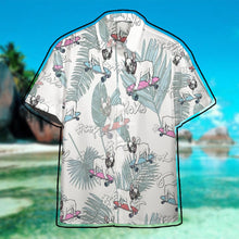 Load image into Gallery viewer, French Bulldog On Skateboard Hawaii Button Shirt
