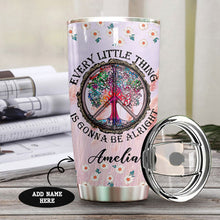 Load image into Gallery viewer, Hippie Freedom Personalized Tumbler
