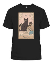 Load image into Gallery viewer, Aquarius Cat Custom Women&#39;s Tee &amp; Unisex Tee
