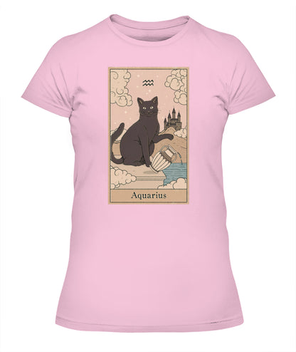 Aquarius Cat Custom Women's Tee & Unisex Tee