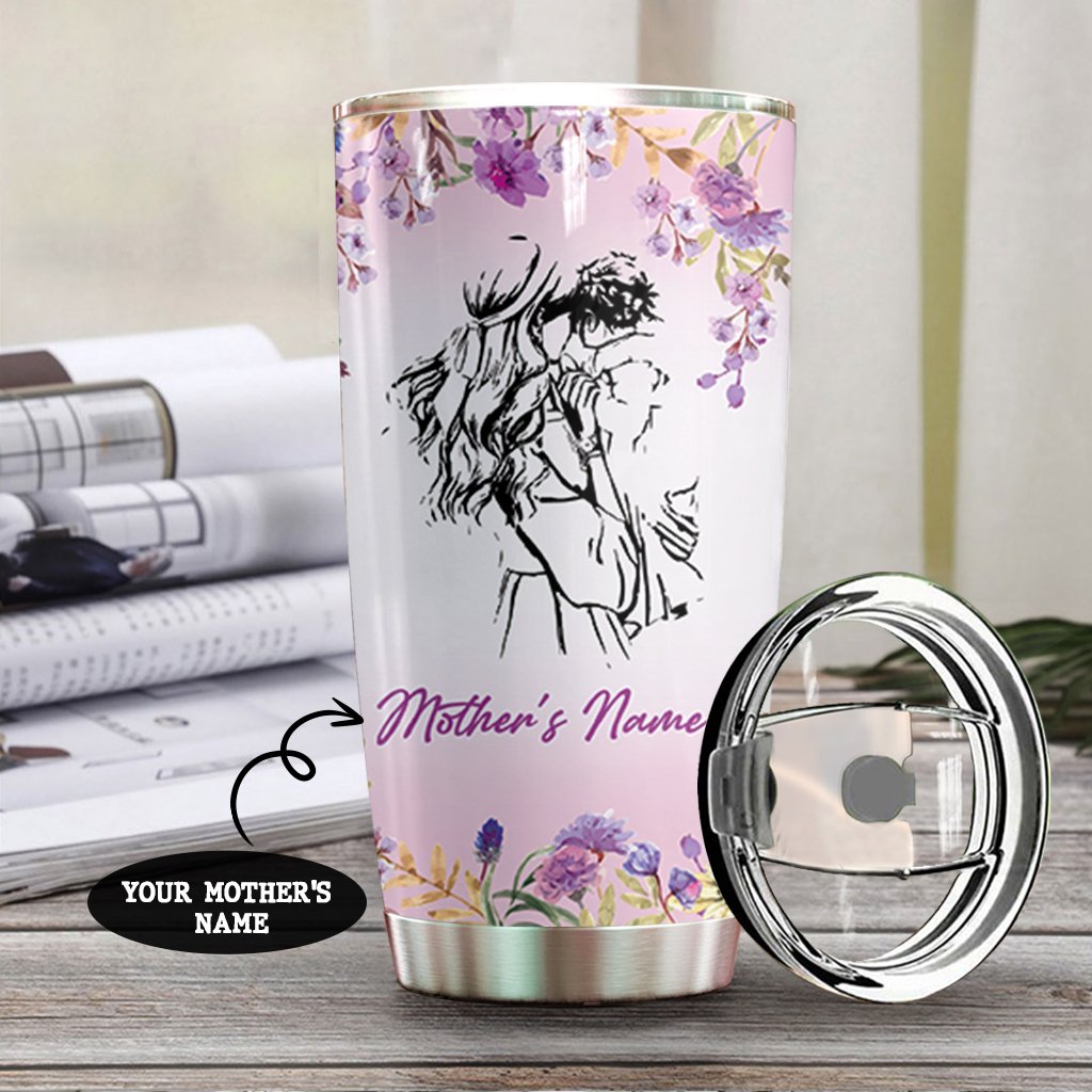 To My Mom Butterfly Personalized Tumbler