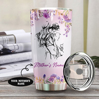 To My Mom Butterfly Personalized Tumbler