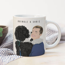 Load image into Gallery viewer, Personalized Dog and Owner Mug
