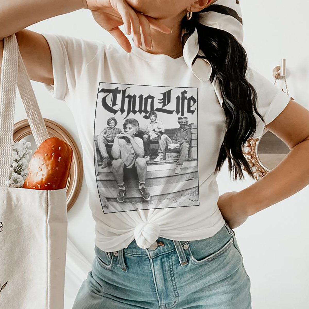 Thug Life Girl Custom Women's Tee & Unisex Tee