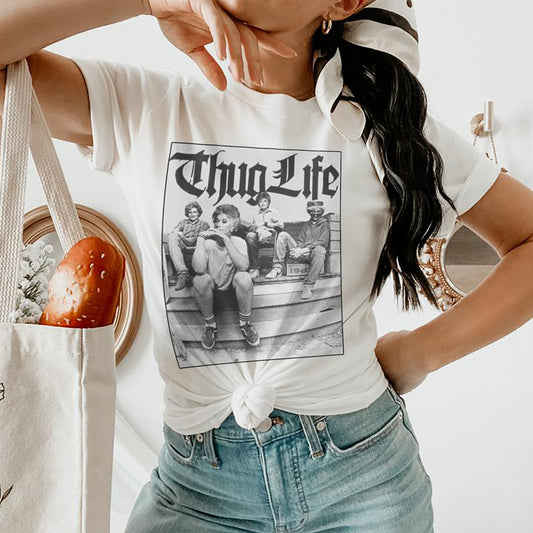 Thug Life Girl Custom Women's Tee & Unisex Tee
