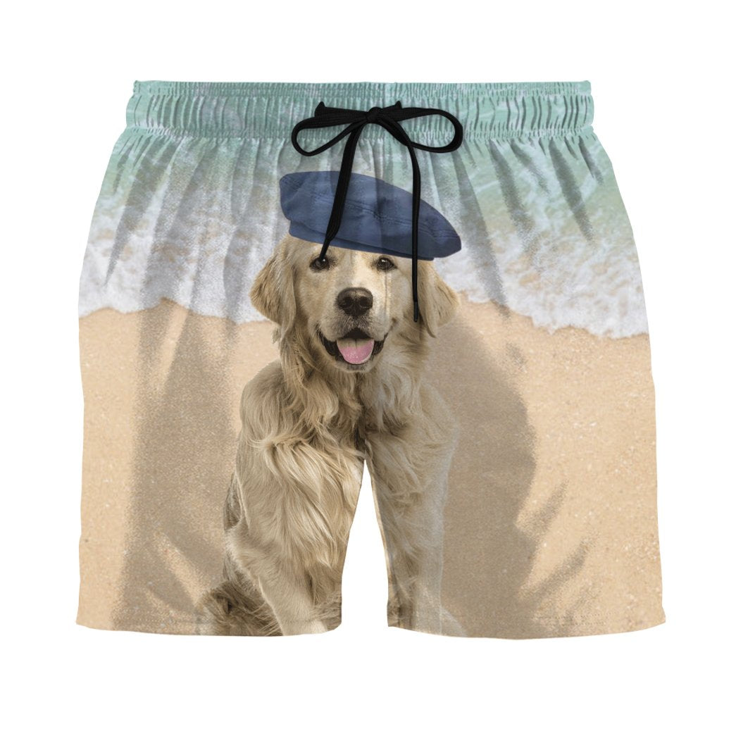 Labrador Retriever 3D Beach Shorts Beach