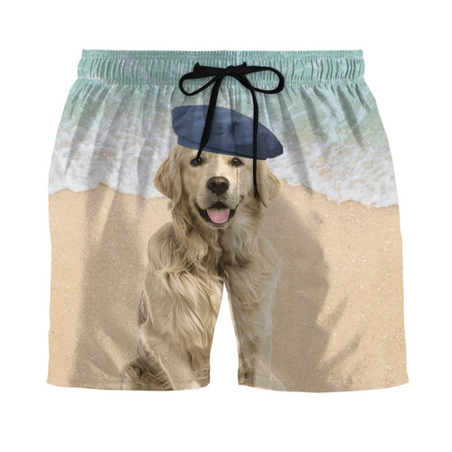 Labrador Retriever 3D Beach Shorts Beach