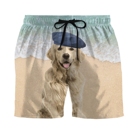 Labrador Retriever 3D Beach Shorts Beach