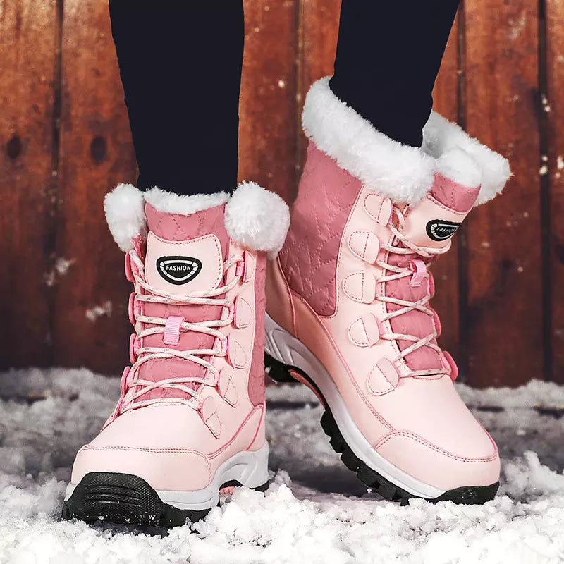 Women Snow Boots Oversize For Ladies Trend Style And Fashion Shoes