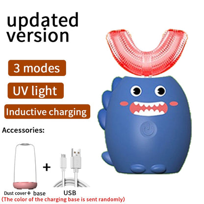 Sonic Kids Electric Cartoon Pattern Toothbrush