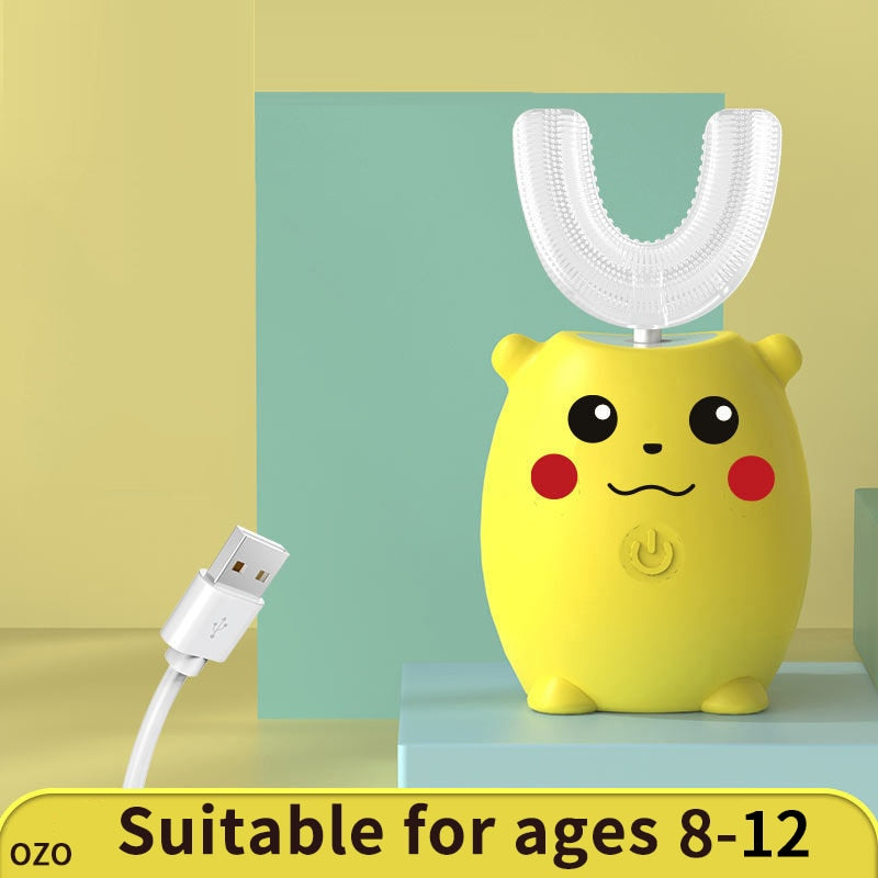 Sonic Kids Electric Cartoon Pattern Toothbrush