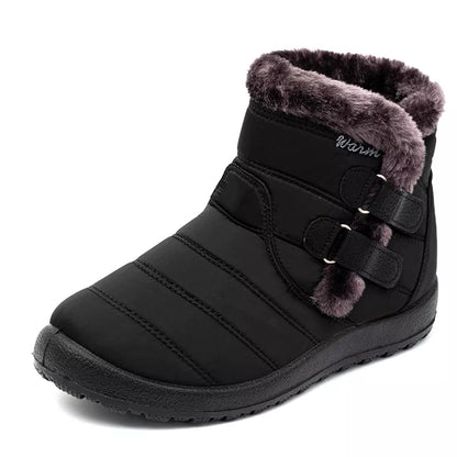 The Latest Waterproof PU Material Warm Cotton Shoes And Anti-Skiing Boots