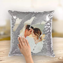 Load image into Gallery viewer, Custom Magic Sequins Decorative Throw Pillows
