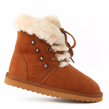 Load image into Gallery viewer, Women Waterproof Snow Boots Platform Keep Warm Ankle Winter Boots With Thick Fur
