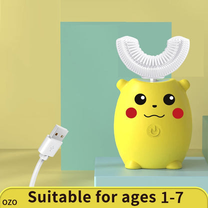 Sonic Kids Electric Cartoon Pattern Toothbrush
