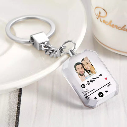 Spotify Code Gifts Personalised Keychains Crystal Picture Frame Spotify Keychain
